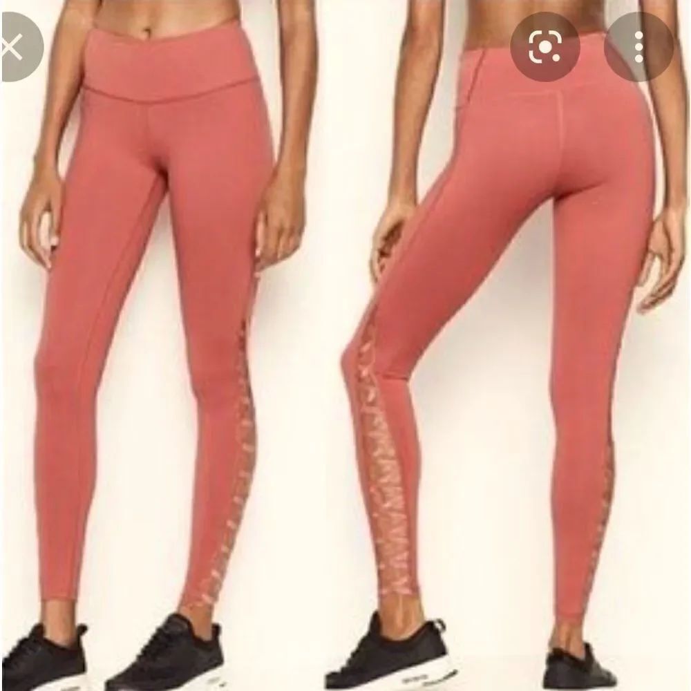 Victoria Sport Knockout Tights in Empire Rose Crisscross Lace Up Sides XL- 16